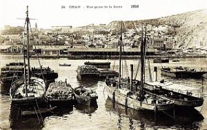 Oran - Vue prise de la Jetee - 1910